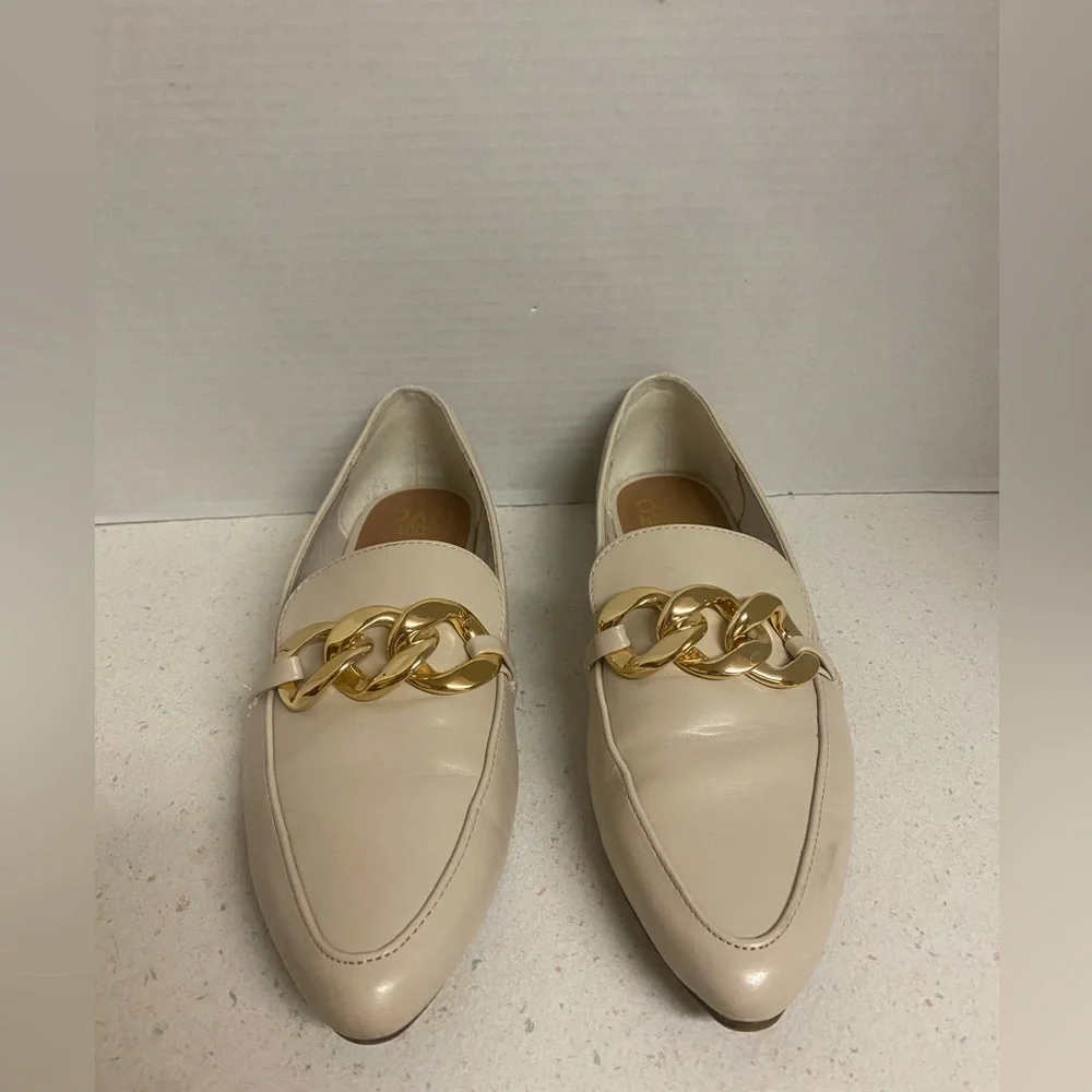Madden NYC Bone Chain-Trim Loafers